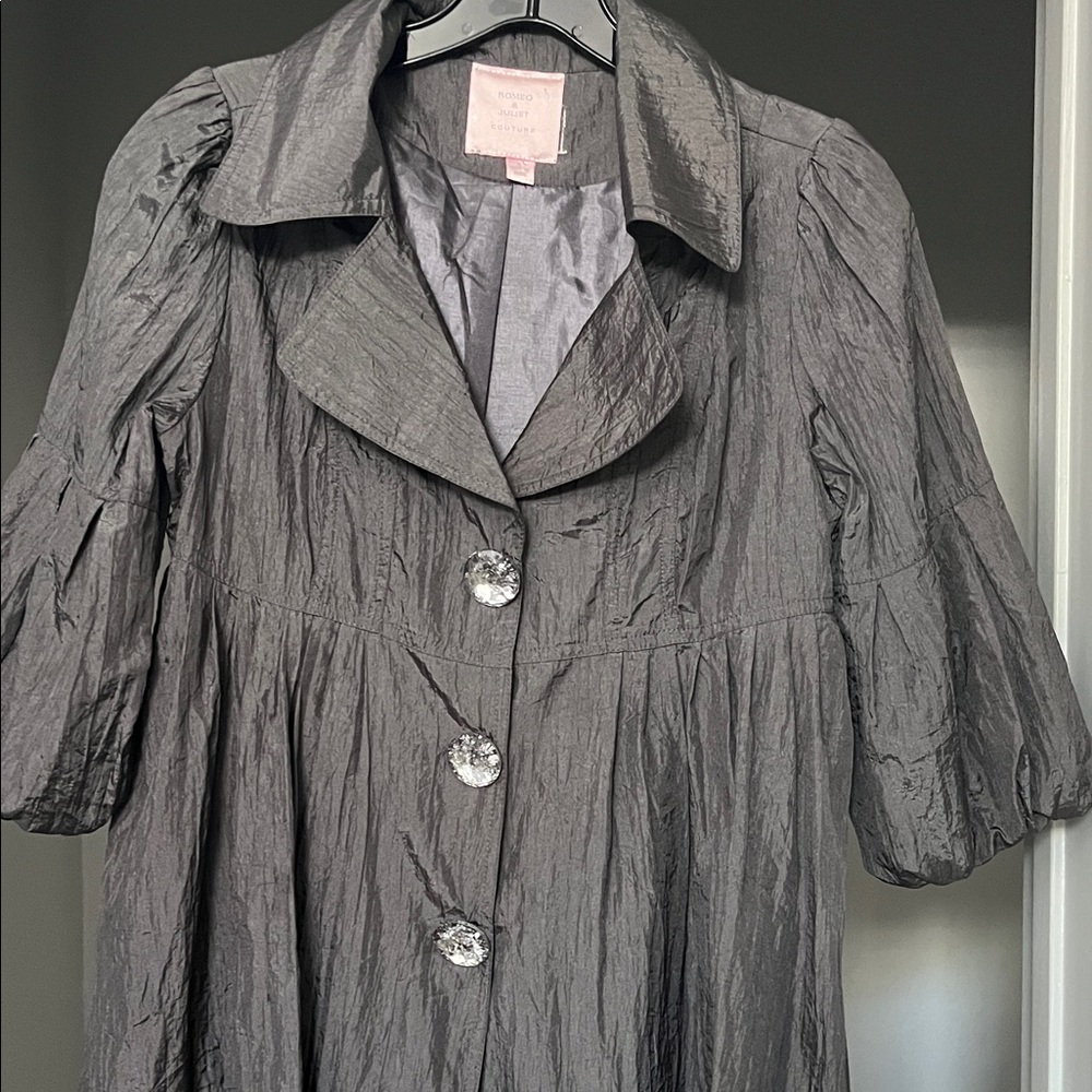 Romeo & Juliet Couture Elegant Dark gray light Coat